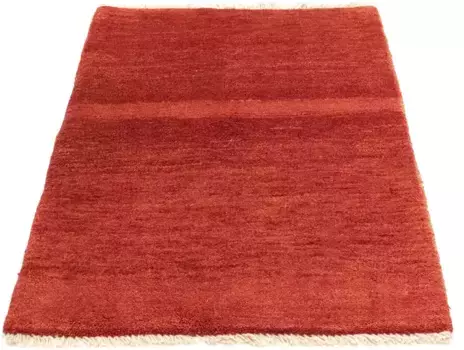 Шерстяной ковер Morgenland "Gabbeh ковролин ручной работы красный", прямоугольный, ручная работа 74х120 см, красный