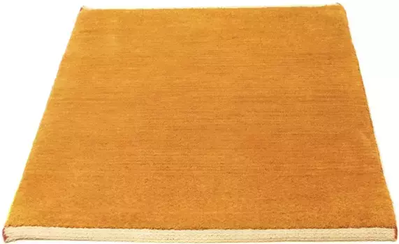 Шерстяной ковер Morgenland "Gabbeh ковровое покрытие ручной работы золото", прямоугольный, ручная работа 80х94 см, цвет Gold