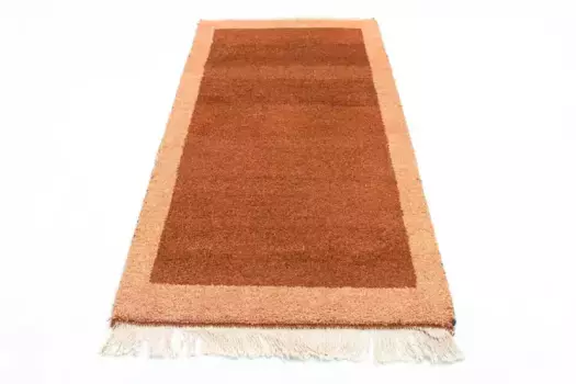 Шерстяной ковер Morgenland "Gabbeh ковровое покрытие ручной работы оранжевый", прямоугольный, ручной работы 70х140 см, цвет Orange