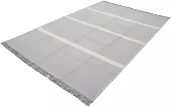 Шерстяной ковер Morgenland "Kilim Carpet Veria", прямоугольный, чистый хлопок 140х215 см, цвет Silber