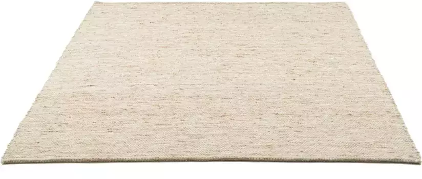 Шерстяной ковер Sansibar "Hrnum", прямоугольный, ковер ручной работы, крапчатый, чистая молотая шерсть, ручная работа 70х140 см, цвет dark/beige