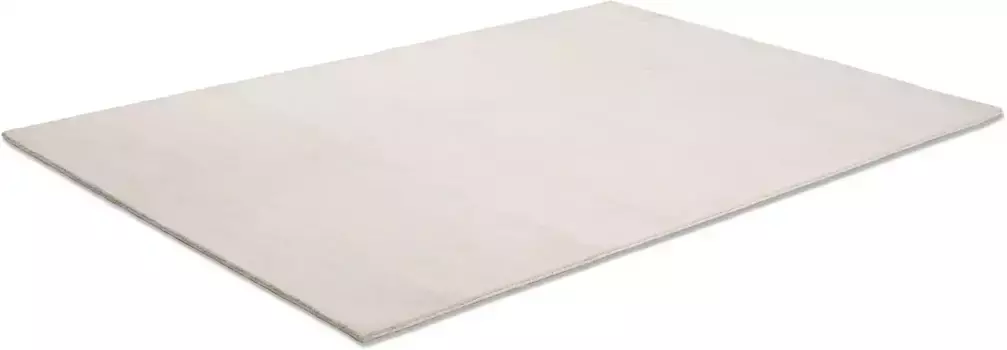 Шерстяной ковер Sansibar "List", прямоугольный, короткий ворс, ковер ручной работы, однотонный, чистая шерсть, ручная работа 70х140 см, цвет cream