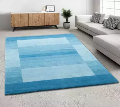 Шерстяной ковер THEKO "Gabbeh Super 60х90 см, синий