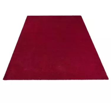 Шерстяной ковер THEKO "Gabbeh Uni, ковер ручной работы, крапчатый, чистая шерсть, ручная работа", прямоугольный, для спальни, гостиной, столовой, также в виде дорожки или круглый 200х200 см, цвет bordeau