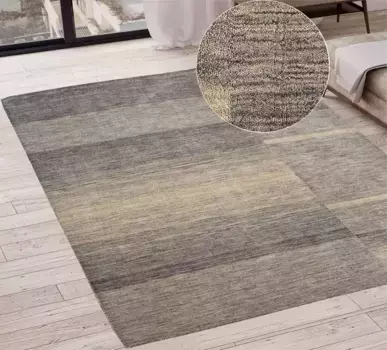 Шерстяной ковер THEKO "Jorun, чистая шерсть, ручная работа, ковры ручной работы", прямоугольный, для гостиной, спальни, столовой, также в качестве дорожки 160х230 см, коричневый