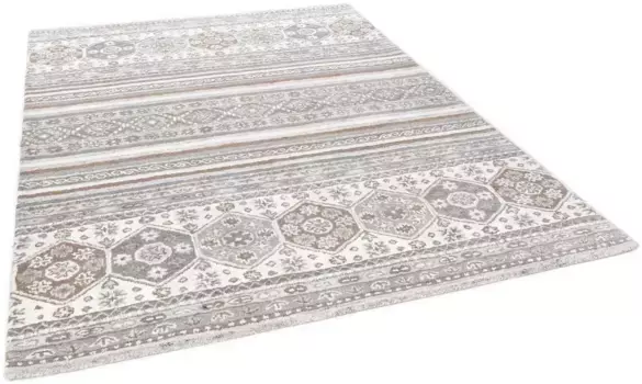 Шерстяной ковер THEKO "Royal Shaal - 1719", прямоугольный, внешний материал: чистая шерсть, прошивка вручную 70х140 см, цвет wollwei