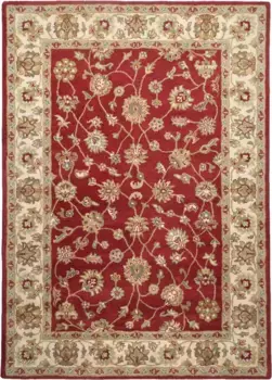 Шерстяной ковер THEKO "Royal Ziegler 503", прямоугольный, из чистой шерсти, ручная прошивка, восточный вид, с каймой 70х140 см, цвет terra