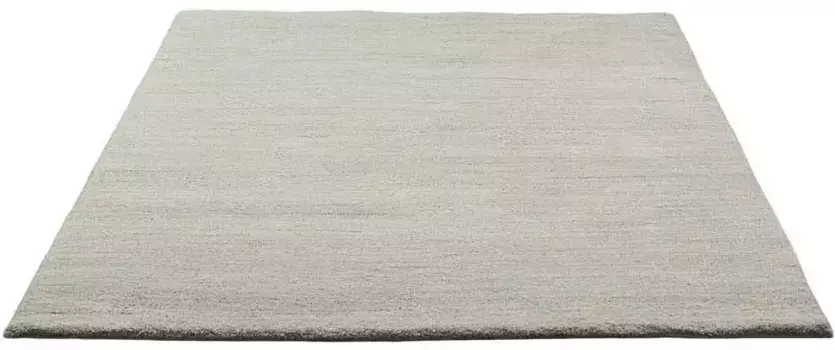 Шерстяной ковер THEKO "Taza Royal", прямоугольный, настоящий берберский ковер из Марокко, чистая новая шерсть, связан вручную 90х160 см, цвет natur grau