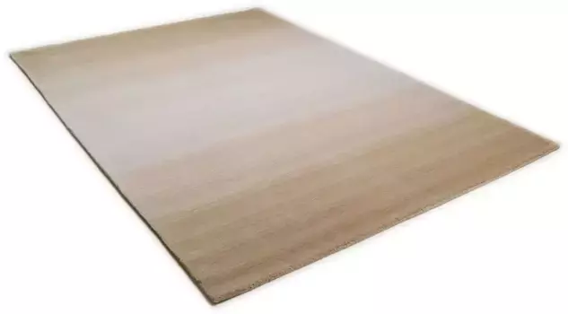 Шерстяной ковер THEKO "Wool Comfort", прямоугольный, ковер ручной работы, чистая шерсть, ручная работа, яркие цвета, скандинавский 160х230 см, бежевый