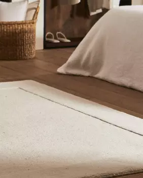 Шерстяной ковер Zara Home, белый