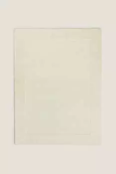 Шерстяной коврик Zara, белый