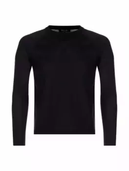 Шерстяной лонгслив Tadami Loro Piana, тёмно-синий