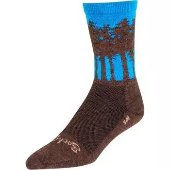 Шерстяной носок Treeline длиной 6 дюймов SockGuy, цвет One Color