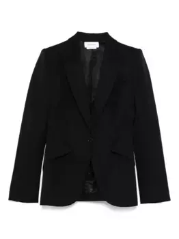 Шерстяной пиджак Alexander McQueen, черный