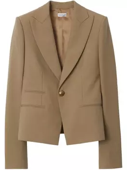 Шерстяной пиджак Burberry, нейтральный