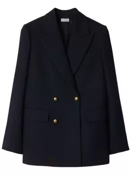 Шерстяной пиджак Burberry, синий