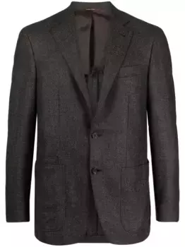 Шерстяной пиджак Canali, коричневый