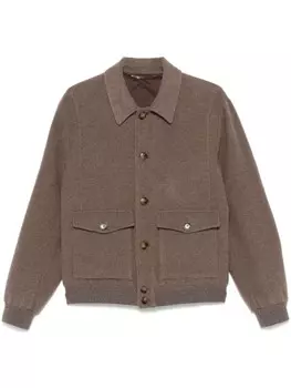 Шерстяной пиджак Canali, коричневый