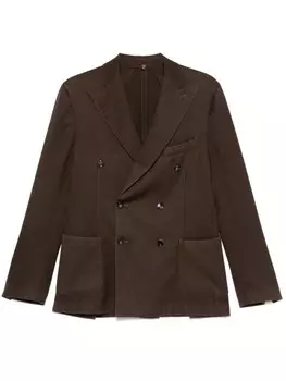 Шерстяной пиджак Dell'oglio, коричневый