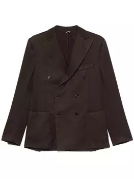 Шерстяной пиджак Dell'oglio, коричневый