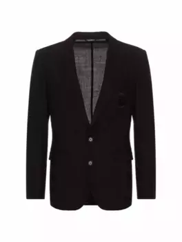 Шерстяной пиджак DG Dolce&Gabbana, черный