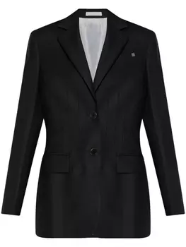 Шерстяной пиджак Helmut Lang, черный