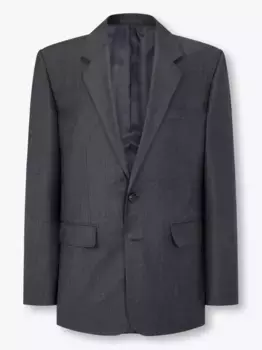 Шерстяной пиджак Man On The Boon., серый