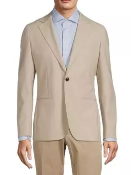 Шерстяной пиджак Reiss, цвет Stone