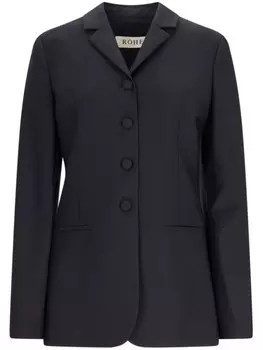 Шерстяной пиджак Rhe, черный