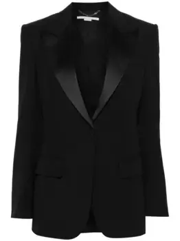 Шерстяной пиджак STELLA MCCARTNEY, черный