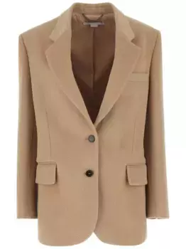 Шерстяной пиджак STELLA MCCARTNEY, нейтральный