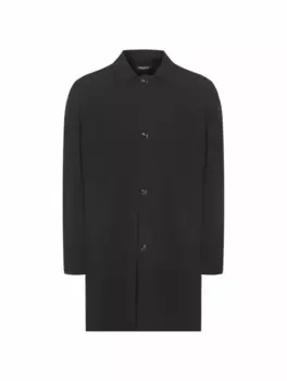 Шерстяной плащ Kiton, черный