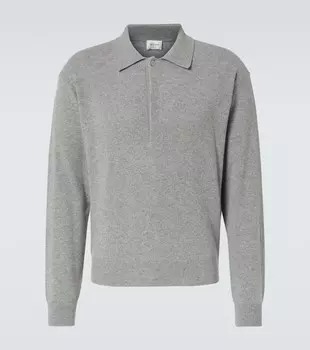 Шерстяной поло свитер Saint Laurent, Gris Chine