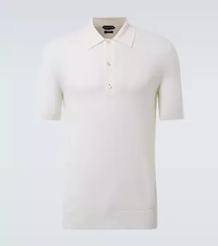 Шерстяной поло свитер Tom Ford, белый