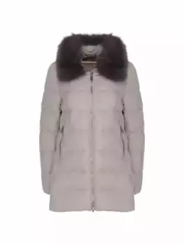 Шерстяной пуховик Dorado MooRER, серый