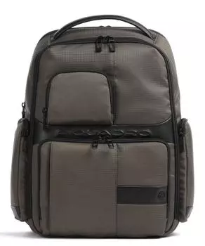 Шерстяной рюкзак для ноутбука 15 дюймов из переработанного полиэстера Piquadro, хаки