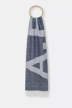 Шерстяной шарф A.P.C., синий