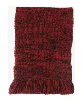 Шерстяной шарф элегантный и теплый Aspesi, красный