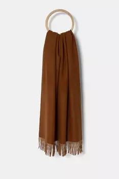 Шерстяной шарф Answear.Lab, коричневый