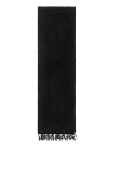 Шерстяной шарф Arket, черный