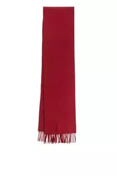 Шерстяной шарф Arket, красный
