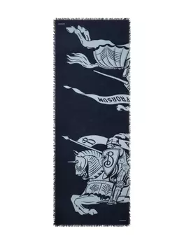 Шерстяной шарф Burberry EKD, синий