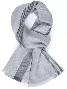 Шерстяной шарф Drill Boggi Milano, серый