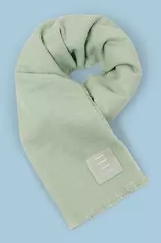 Шерстяной шарф Esprit, зеленый
