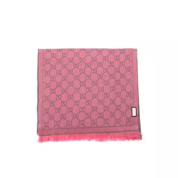 Шерстяной шарф Gg GUCCI