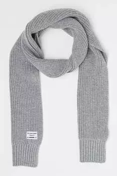 Шерстяной шарф Griffin Pepe Jeans London, серый