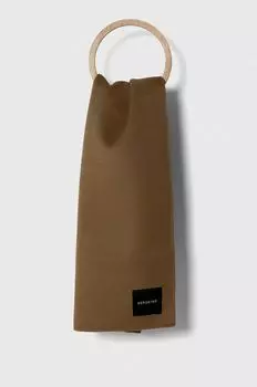 Шерстяной шарф Herskind, коричневый