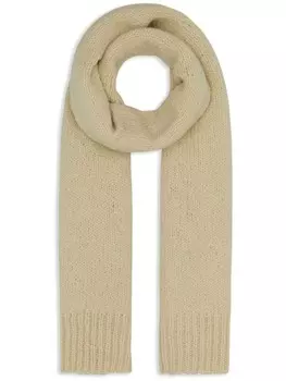 Шерстяной шарф Jil Sander, нейтральный цвет