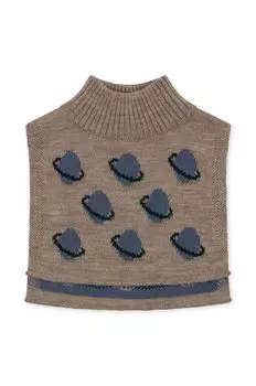 Шерстяной шарф Konges Sljd, синий