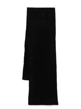 Шерстяной шарф MAISON MARGIELA, черный